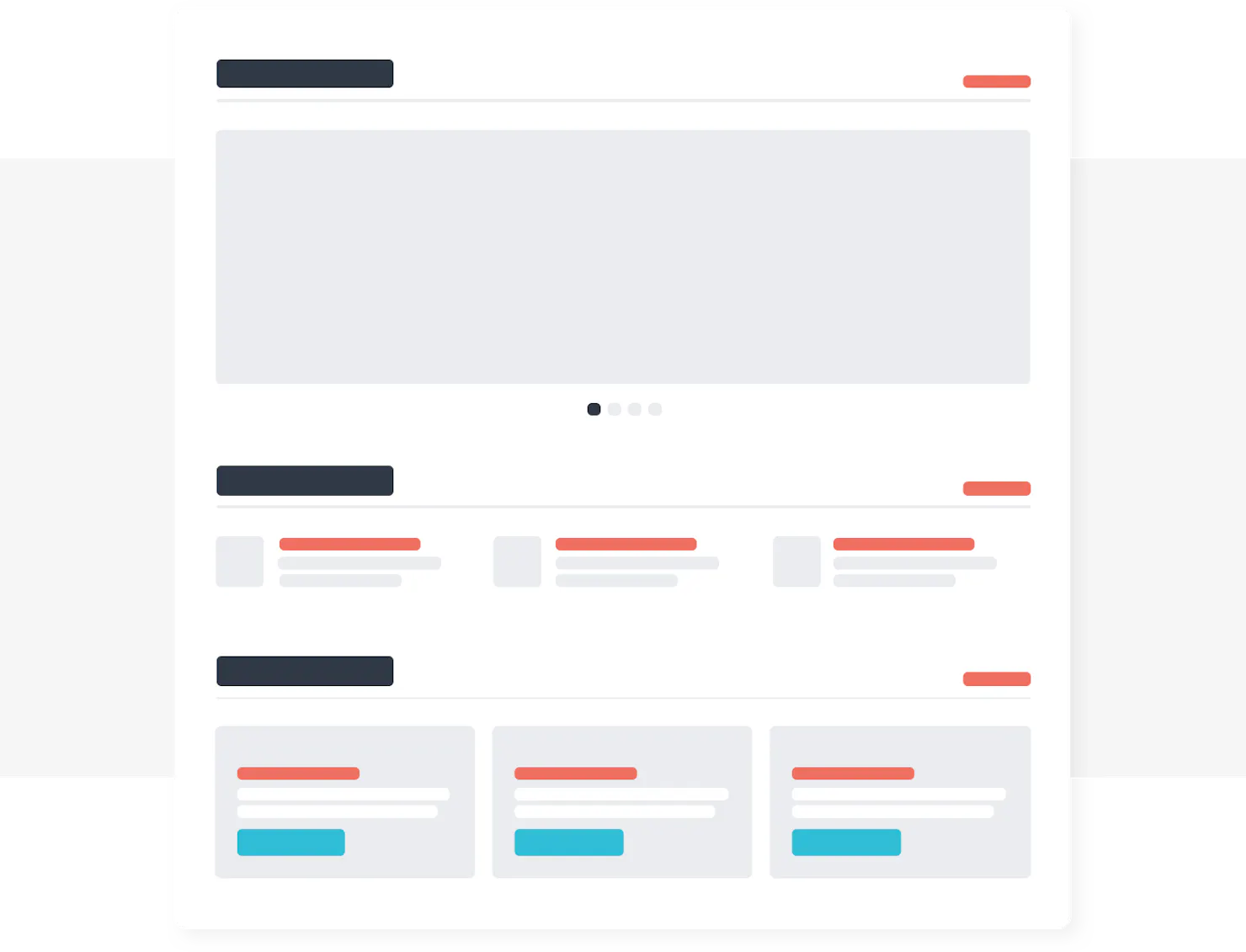 A simple graphic of a webpage