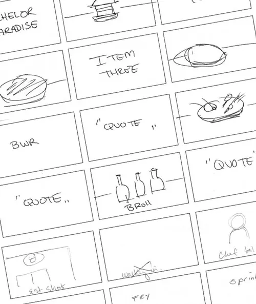 Buffalo Wings & Rings - Video Storyboards