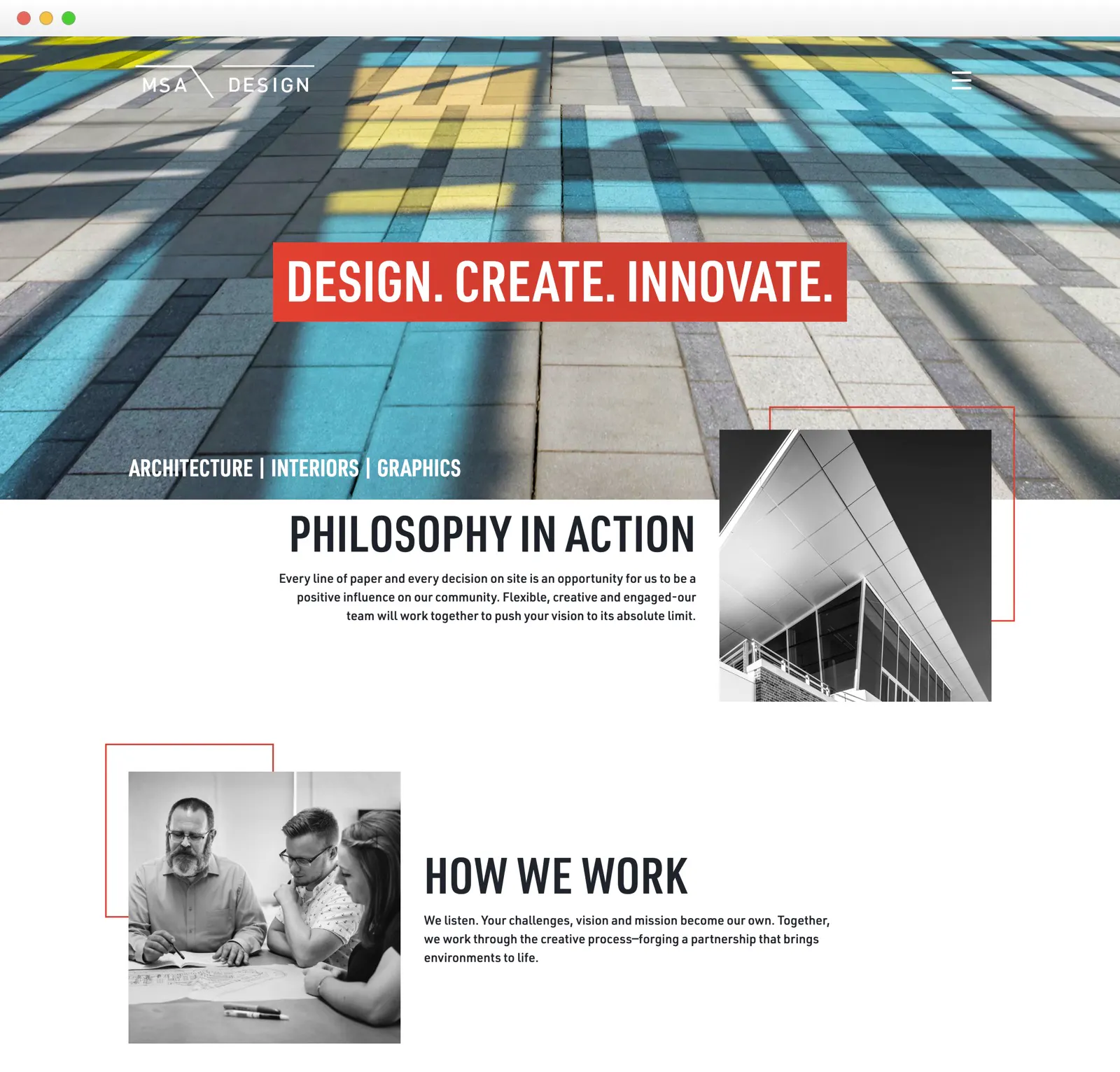 MSA desktop ux