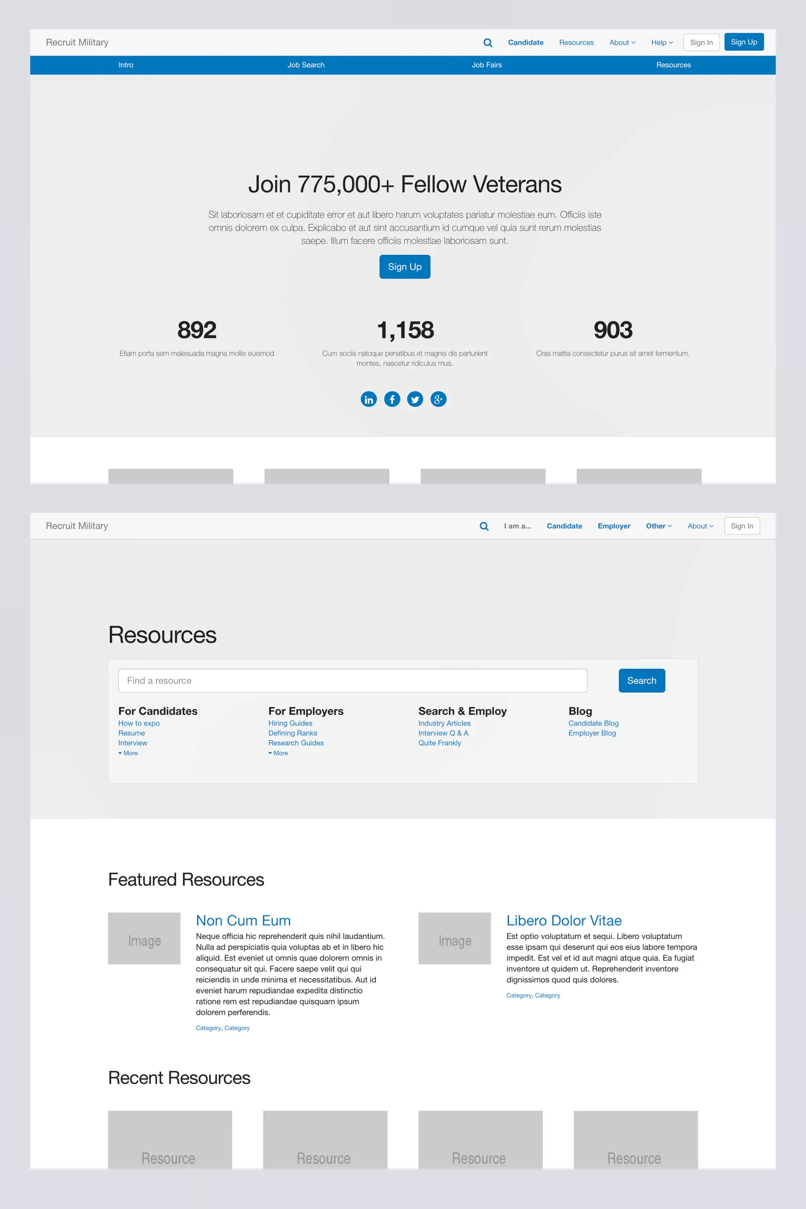 recruitmilitary resources