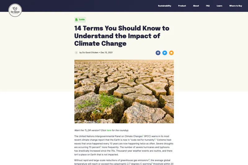 Environmental impact marketing by Ample, a top digital marketing agency in Cincinnati 