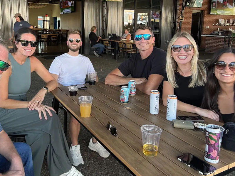 team photo bar