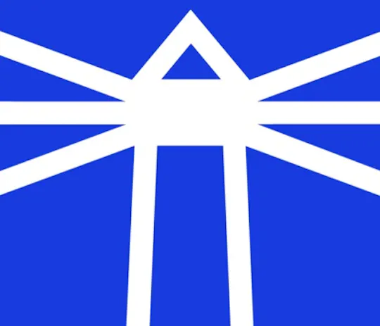 Scripps lighthouse logo mark in white on a blue background